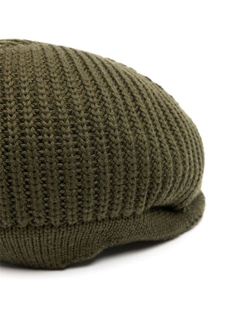 khaki wool ribbed knit hat  ALTEA | 236810845